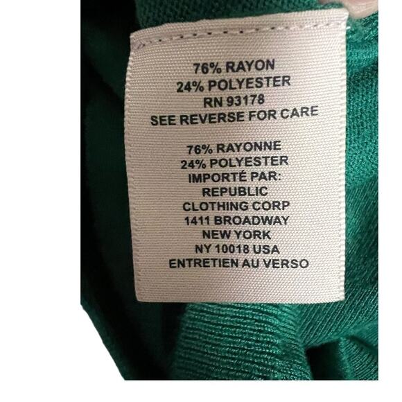 Philosophy Womens Green Sweater knit Preppy Twee SP Pullover Fitted Pinup - Picture 3 of 4